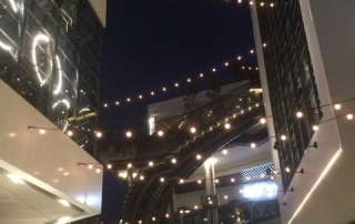 Tokistar Exhibitor Festoon Lighting System at Westfield Shopping Centres in Australia