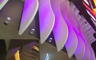 GVA Lira architectural lighting Hoyts Chadstone close up