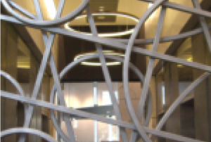 NAB foyer architectural lighting